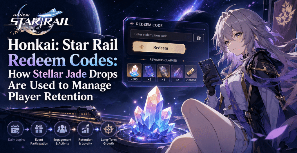 Honkai: Star Rail Redeem Codes: How Stellar Jade Drops Are Used to Manage Player Retention