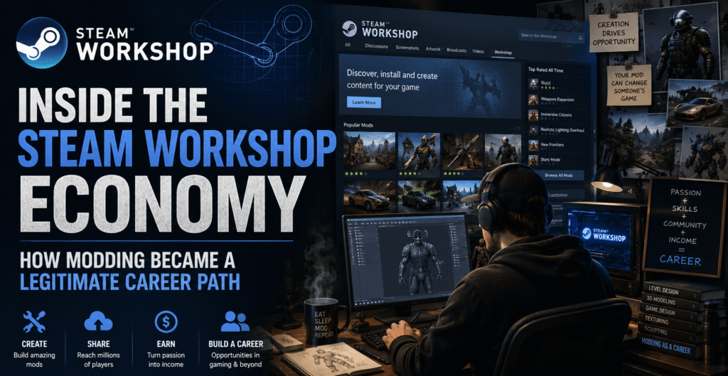 Inside the Steam Workshop Economy: How Modding Became a Legitimate Career Path