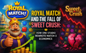 Royal Match and the Fall of Sweet Crush: How One Studio Rewrote Match-3 Economics Royal Match and the Fall of Sweet Crush: How One Studio Rewrote Match-3 Economics