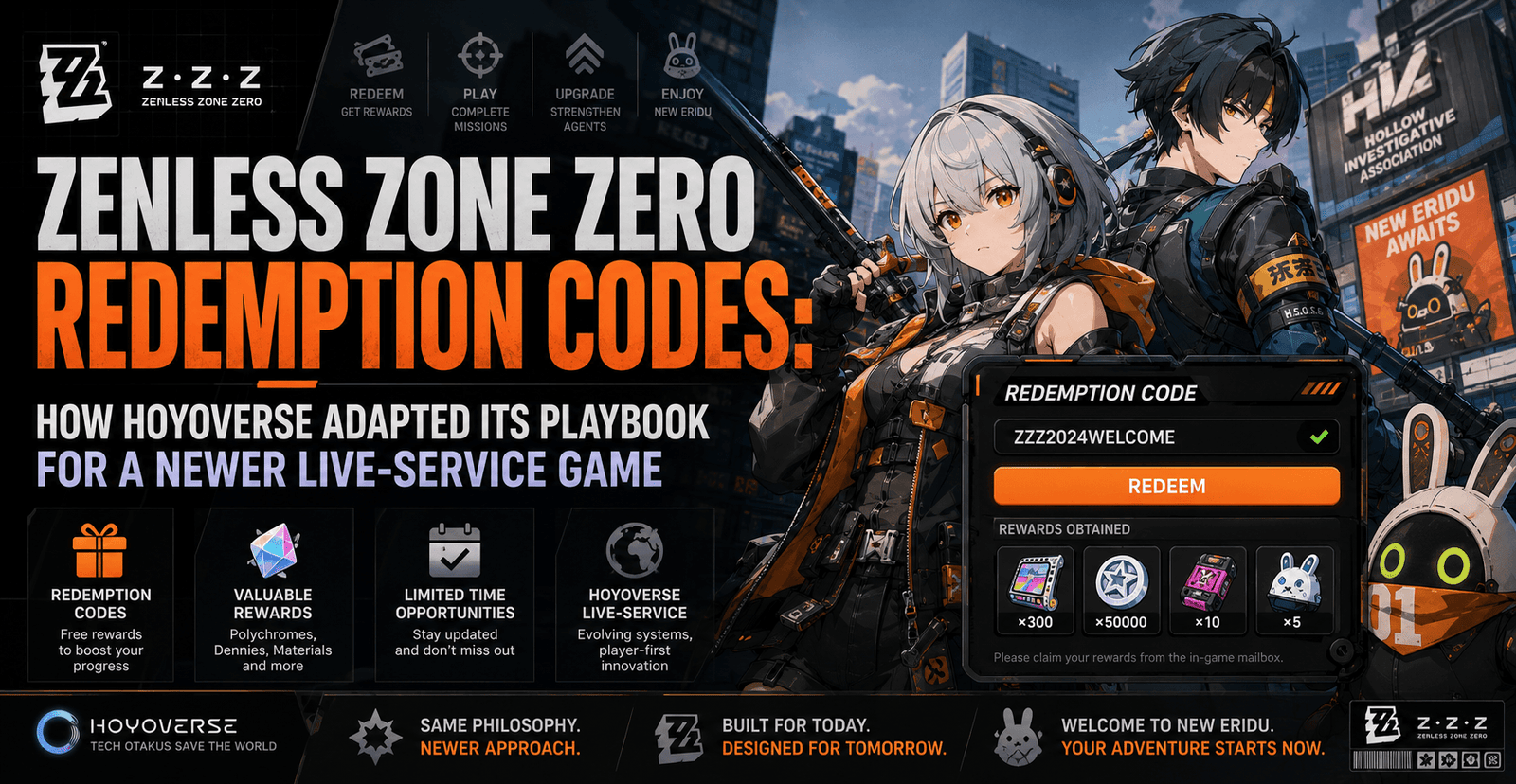 Zenless Zone Zero Redemption Codes: How HoYoverse Adapted Its Playbook for a Newer Live-Service Game